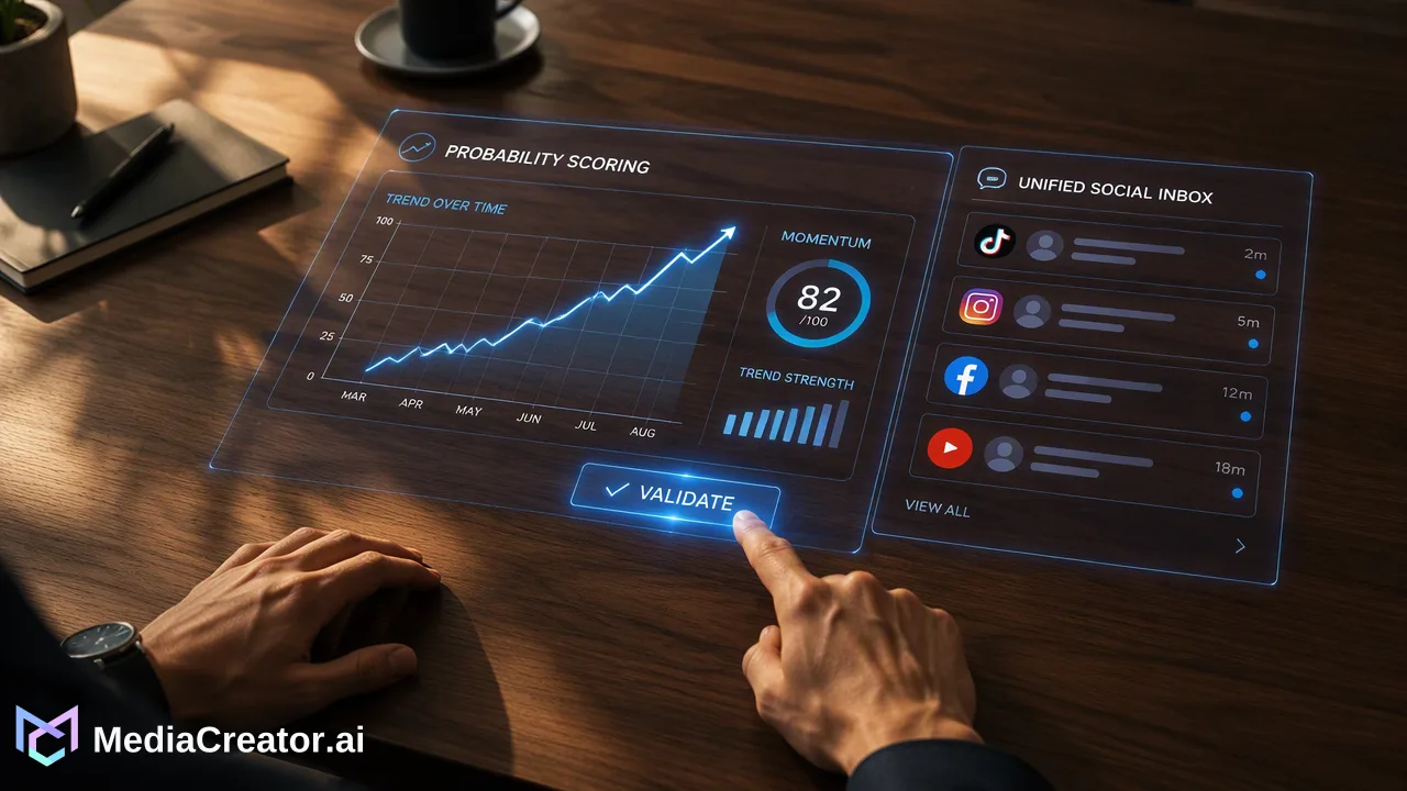 Prädiktive Medienintelligenz: Ein Workflow-Leitfaden für proaktive Social-Media-Strategien - Erfahren Sie, wie ein Workflow für prädiktive Medienintelligenz Teams dabei hilf...