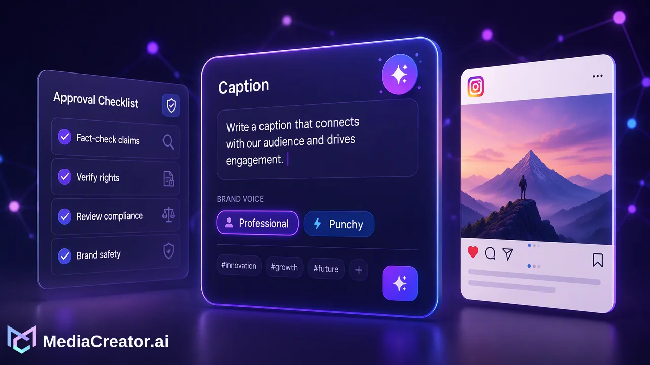 Comment réviser les publications sur les réseaux sociaux générées par IA avant leur mise en ligne - Pour réviser des publications générées par IA, vérifiez les affirmations factuel...