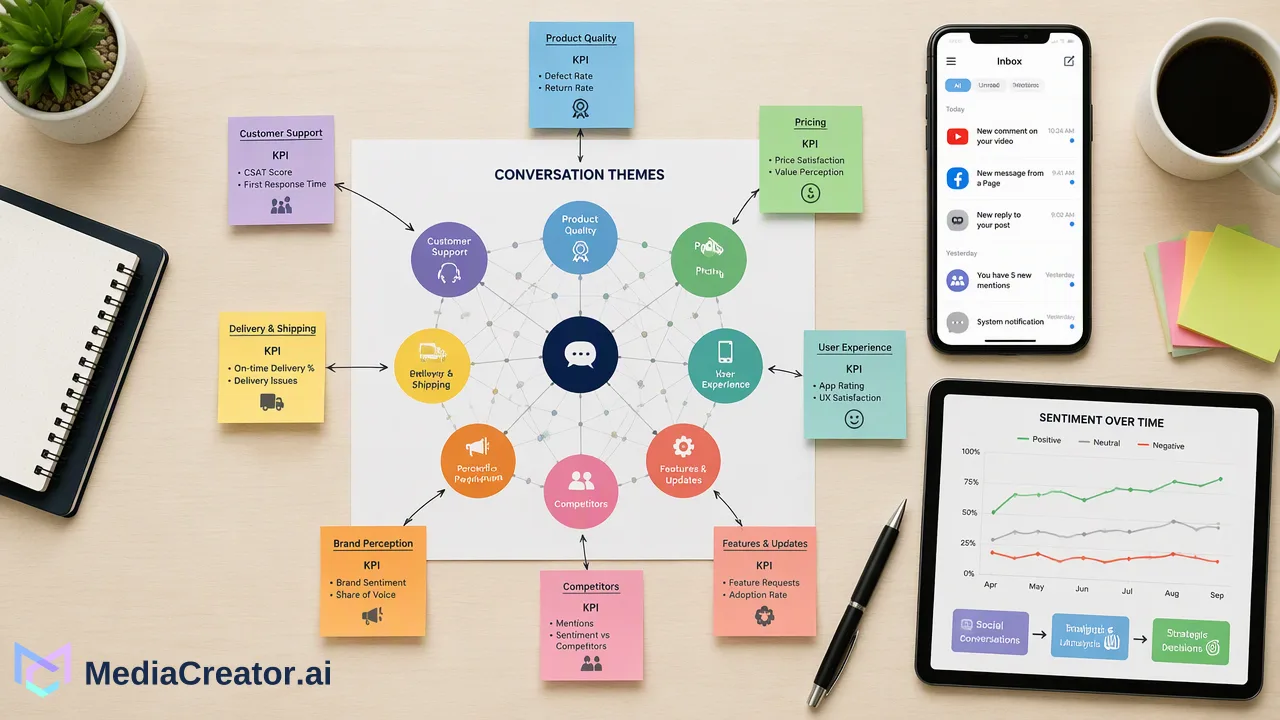 Von Daten zu Entscheidungen: Ein Rahmenwerk für handlungsorientiertes Social Listening - Erfahren Sie, wie Sie Social-Listening-Kennzahlen in strategische KPIs verwandel...