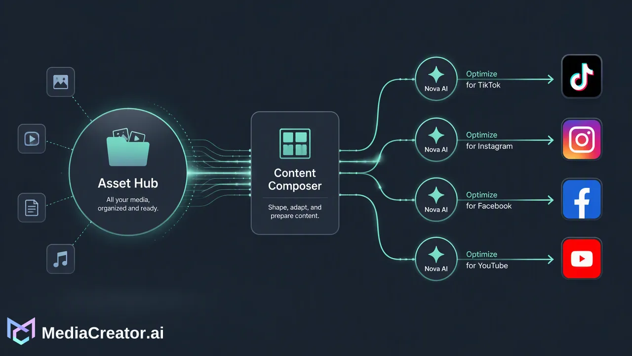 Construcción de una biblioteca de activos centralizada: gestión de hashtags a escala - Descubra cómo la gestión de bibliotecas de activos para redes sociales ayuda a l...