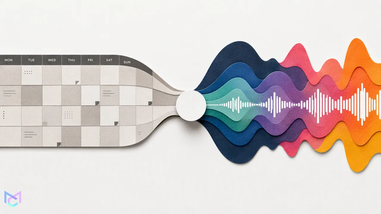 Alur Kerja Audio-First: Menyeimbangkan Perencanaan Batch dengan Konten Tren - Pelajari cara menyeimbangkan perencanaan batch dengan konten tren menggunakan da...